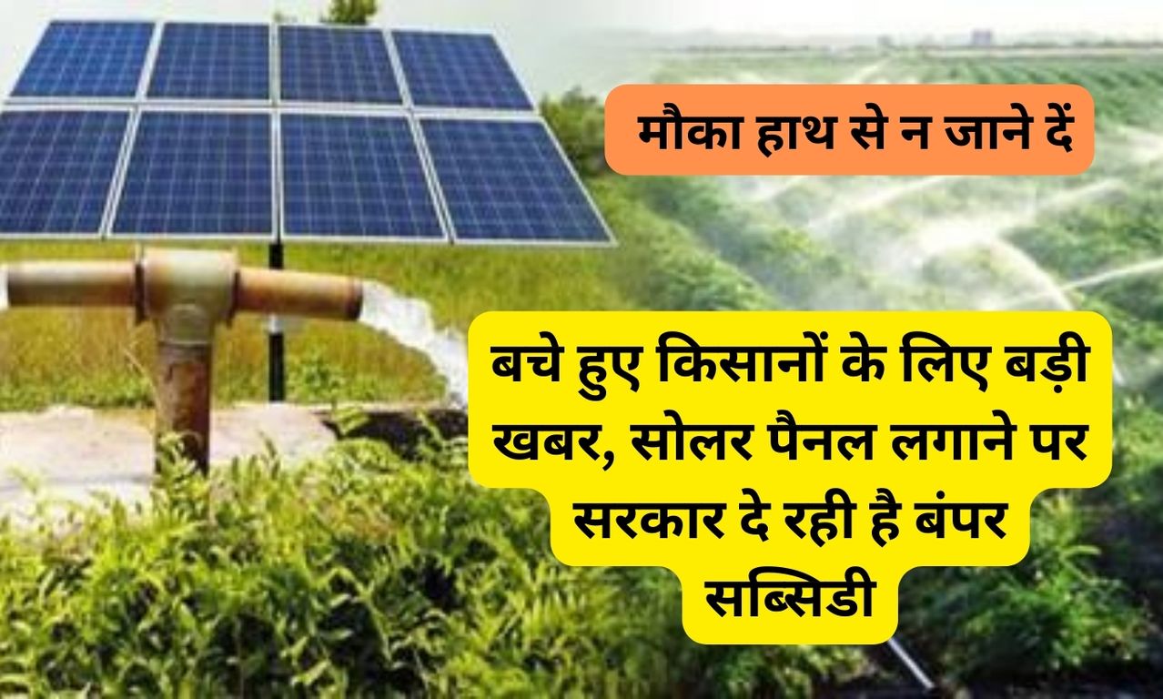 Solar Rooftop Yojana 2023: बचे हुए किसानों के लिए बड़ी खबर, सोलर पैनल लगाने पर सरकार दे रही है बंपर सब्सिडी, मौका हाथ से न जाने दें